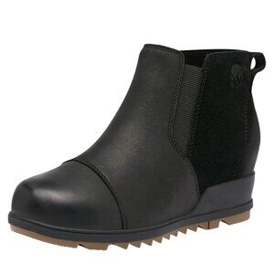 Sorel Evie Suede Leather Womens 10 Wedge Ankle Boots 3816